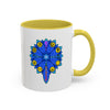 RE Blue Lotus Flower Colorful Mugs, 11oz