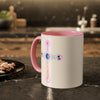 RE's Success/RE Pink Cross Colorful Mugs, 11oz