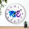 Initials R,E Wall Clock