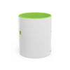 RE's Focus/RE Green Cross Colorful Mugs, 11oz