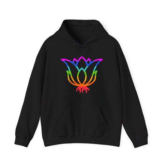 Lotus Flower Chakra Hoodie - Spiritual Alignment and Success