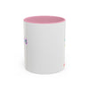 RE's Focus/RE Pink Cross Colorful Mugs, 11oz