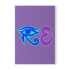 RE's Blue/Lavender Logo Purple Softcover Notebook, A5