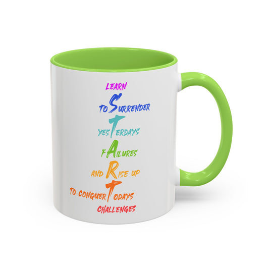 RE's Start/RE Green Cross Colorful Mugs, 11oz