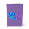 RE's Blue/Lavender Logo Purple Softcover Notebook, A5