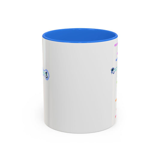 RE's Mission Statement/Blue Cross Colorful Mugs, 11oz