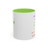 RE's Honesty/RE Green Cross Colorful Mugs, 11oz