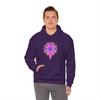 RE Purple Lotus Unisex Heavy Blend™ Hooded Sweatshirt