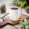 RE's Blessed/RE Pink Cross Colorful Mugs, 11oz