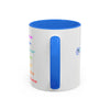 RE Forgive/RE Blue Cross Colorful Mugs, 11oz