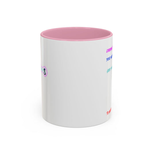 RE's Success/RE Pink Cross Colorful Mugs, 11oz