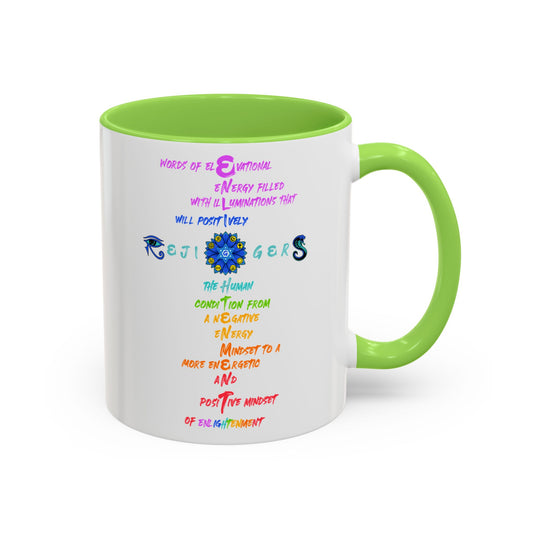 RE's Mission Statement/Green Cross Colorful Mugs, 11oz