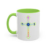 RE's Destiny/RE Green Cross Colorful Mugs, 11oz