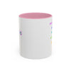 RE's Blessed/RE Pink Cross Colorful Mugs, 11oz
