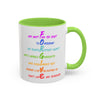 RE's Forgive/RE Green Cross Colorful Mugs, 11oz