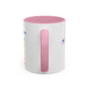 RE's Start/RE Pink Cross Colorful Mugs, 11oz
