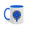 RE Blue Lotus Flower Colorful Mugs, 11oz