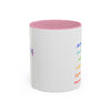 RE's  Harmony/RE Pink Cross Colorful Mugs, 11oz