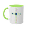 RE's Forgive/RE Green Cross Colorful Mugs, 11oz