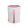 RE's  Harmony/RE Pink Cross Colorful Mugs, 11oz