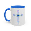 RE Forgive/RE Blue Cross Colorful Mugs, 11oz