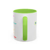 RE's Blessed/RE Green Cross Colorful Mugs, 11oz