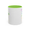 RE's Blessed/RE Green Cross Colorful Mugs, 11oz