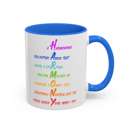 RE's Harmony/RE Blue Cross Colorful Mugs, 11oz