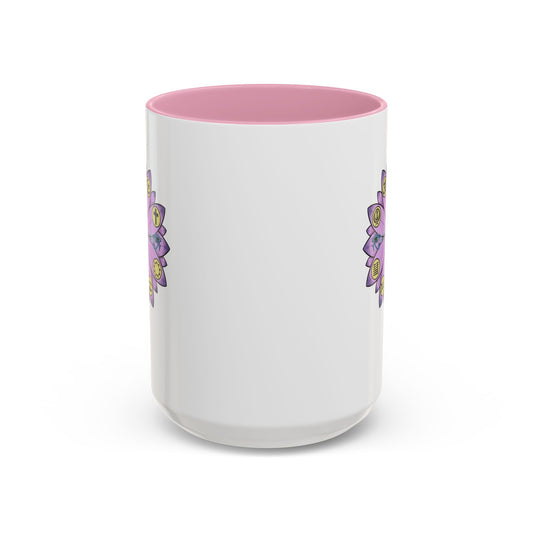 RE Lavender Lotus Flower Colorful Mugs, 11oz