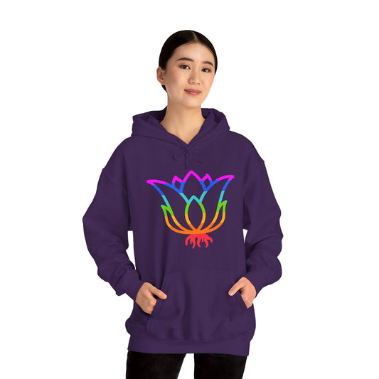 Lotus Flower Chakra Hoodie - Spiritual Alignment and Success
