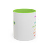 RE's Forgive/RE Green Cross Colorful Mugs, 11oz