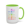 Mug - Spiritual Healing Melody Colorful Mug (11oz, 15oz)