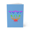 RE's Blue/Lavender Logo Light Blue Softcover Notebook, A5