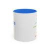RE's Destiny/RE Blue Cross Colorful Mugs, 11oz