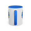 RE Blue Lotus Flower Colorful Mugs, 11oz