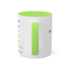 RE's Harmony/RE Green Cross Colorful Mugs, 11oz