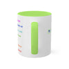 RE's Destiny/RE Green Cross Colorful Mugs, 11oz