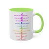 RE's Humbleness/Green Cross Colorful Mugs, 11oz