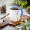 RE's Blessed/RE Blue Cross Colorful Mugs, 11oz