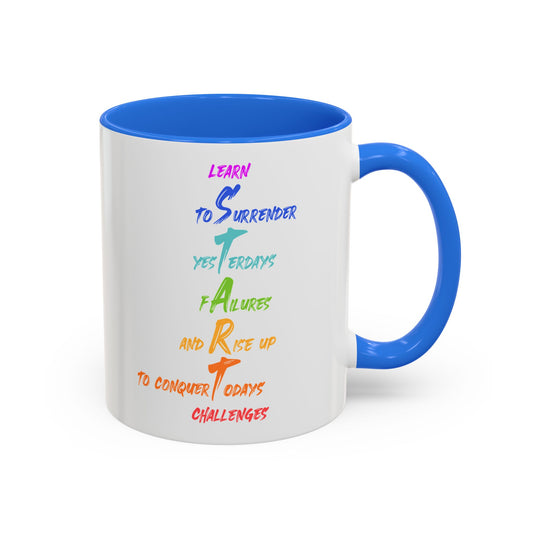 RE's Start/RE Blue Cross Colorful Mugs, 11oz
