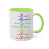 RE's Destiny/RE Green Cross Colorful Mugs, 11oz