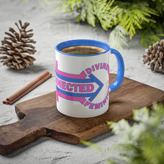 Divine M/F Connected Colorful Mugs, 11oz