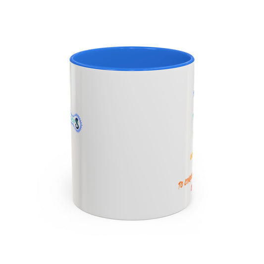 RE's Start/RE Blue Cross Colorful Mugs, 11oz
