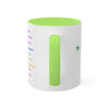 RE's Humbleness/Green Cross Colorful Mugs, 11oz