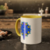 RE Blue Lotus Flower Colorful Mugs, 11oz