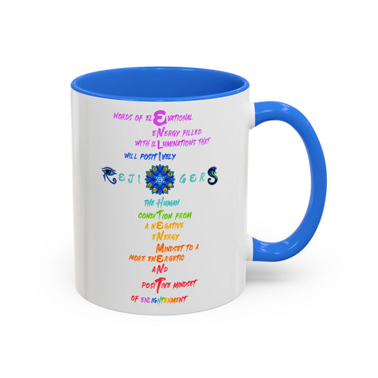 RE's Mission Statement/Blue Cross Colorful Mugs, 11oz