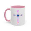 RE's Success/RE Pink Cross Colorful Mugs, 11oz