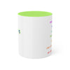 RE's Honesty/RE Green Cross Colorful Mugs, 11oz