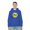 RE Blue/Blue Logo Unisex Heavy Blend™ Hooded Sweatshirt