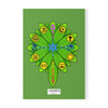 RE's Green Lotus Flower Softcover Notebook, A5